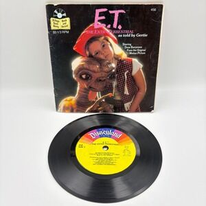 Vintage 1982 ET The Extra-Terrestrial Read-Along Book and Record 456 Disneyland